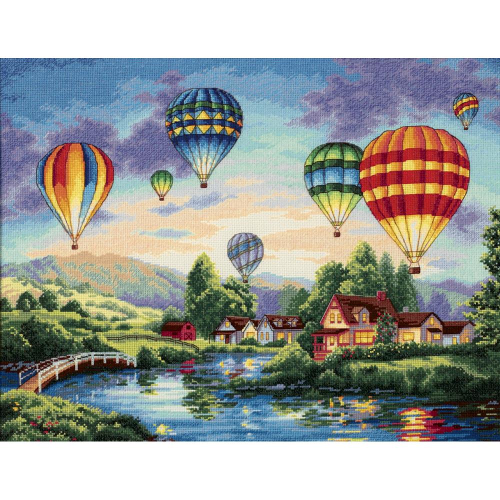 Gold Collection Balloon Glow Counted Cross Stitch Kit
